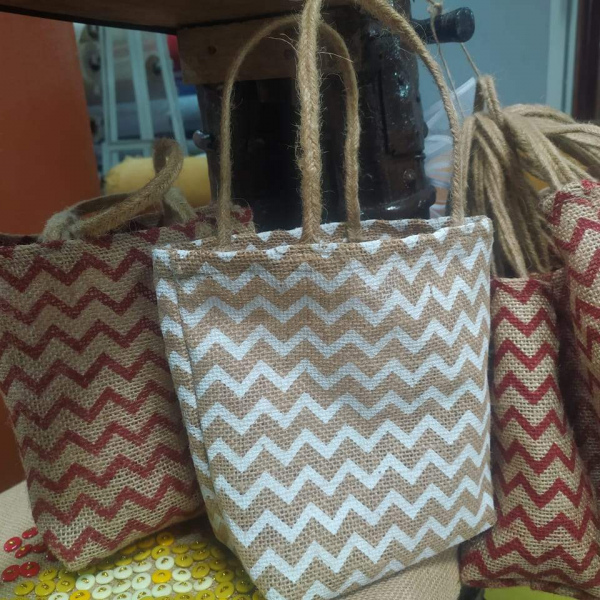 Bolsa de Yute ZigZag