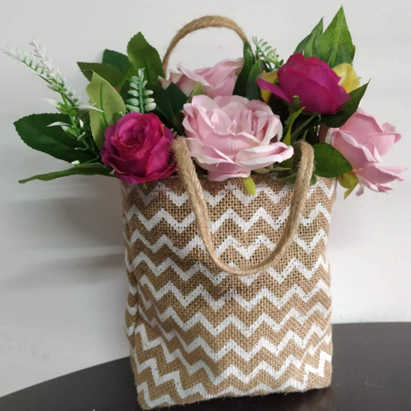 Bolsa de Yute ZigZag