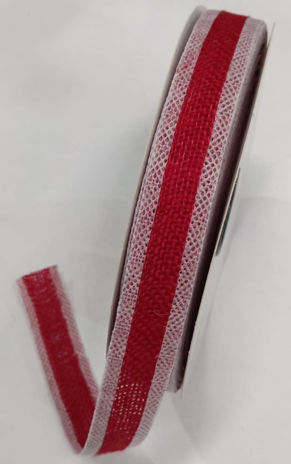 Rojo Agua puntos Cinta Yute Color Ultrasonido Agua