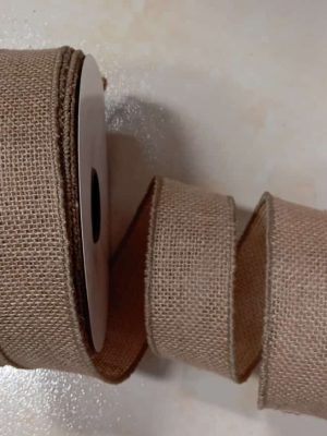 Rollo Cinta Yute Natural Borde Mismo