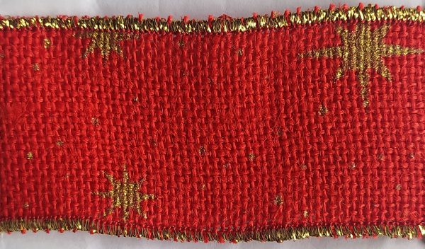 Y-C02-E07-B07-HA Cinta Yute Color Estampado en Rombos o Estrellas