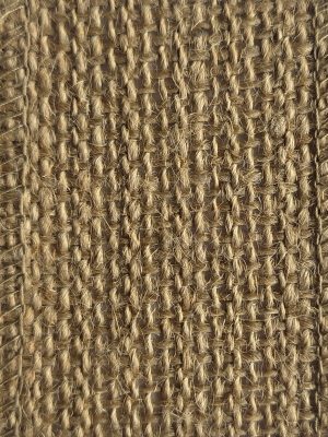 Y-N-BM-H Cinta Yute Natural Borde Hilo