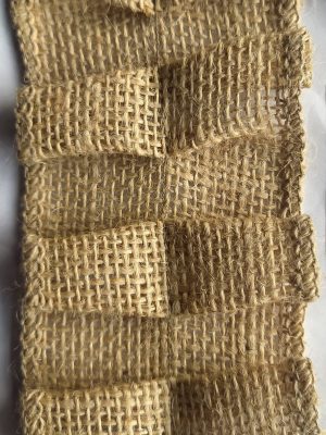 Y-N-BM-H-P01 Cinta Yute Natural con Prenses Borde Hilo