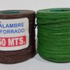 Alambre forrado