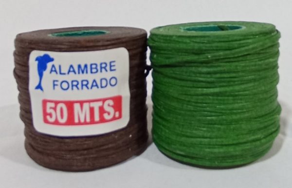 Alambre forrado